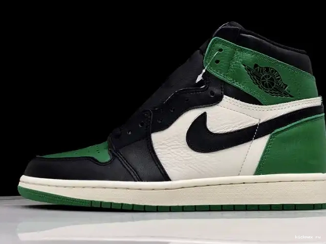 Cheap MAX Pine 555088-302 NRG OG High 1 Air Green Jordan Sail-Black 0325